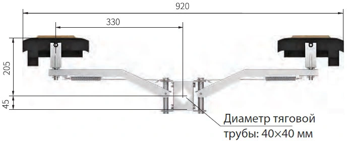 Двойной токосъемник JDC-H
