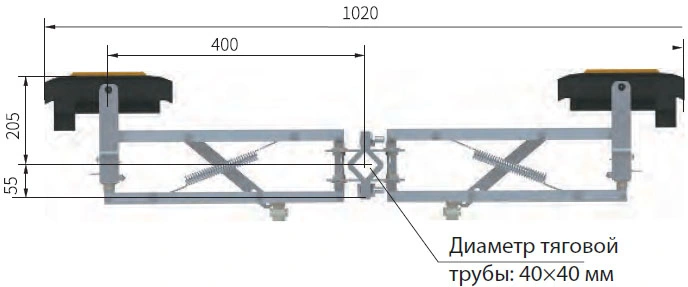 Двойной токосъемник JDC-H