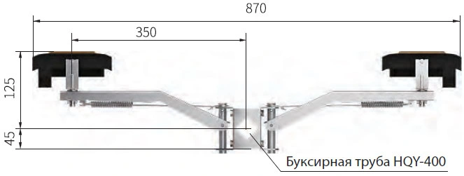 Двойной токосъемник JDC-H